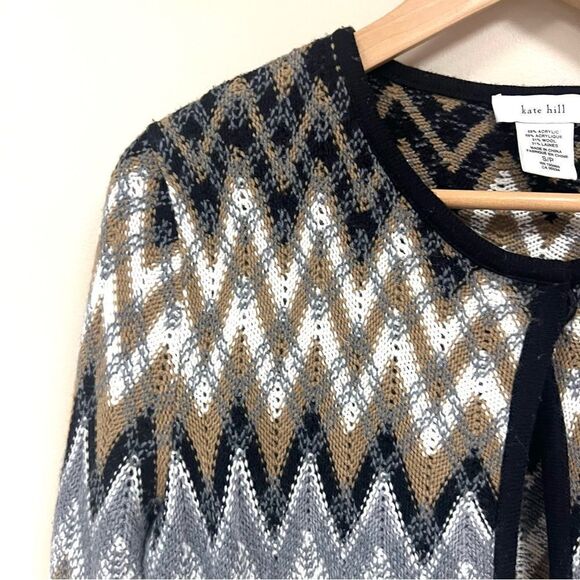 Kate Hill longline wool blend sweater.  Size S/P - Picture 2 of 5